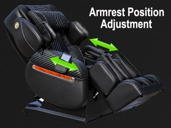Armrest Postion Adjusment 600 x 450